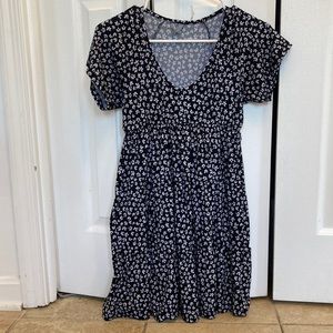 sky and sparrow Flower dress XS